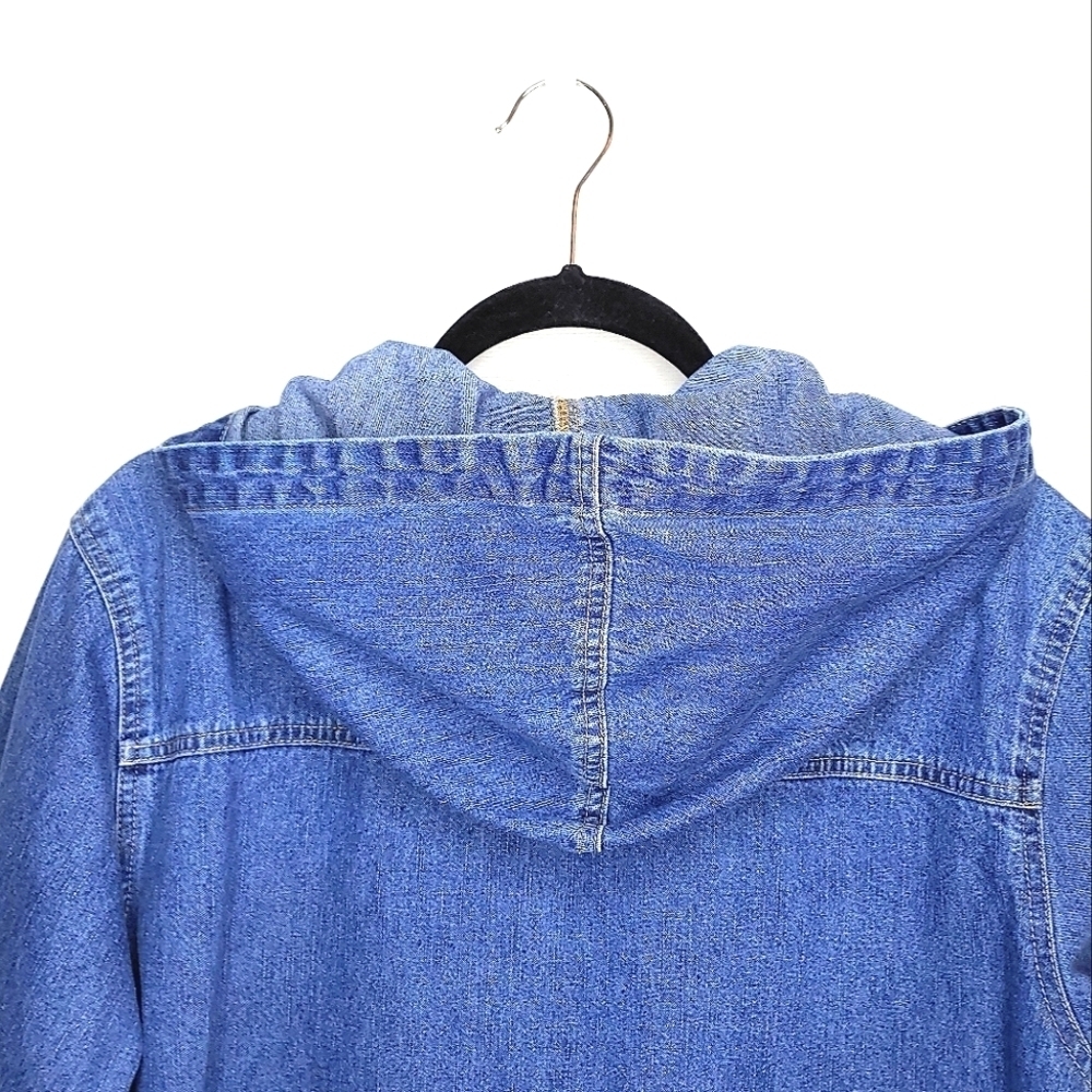Erika denim jacket. Blur, Size Small. - Picture 5 of 10